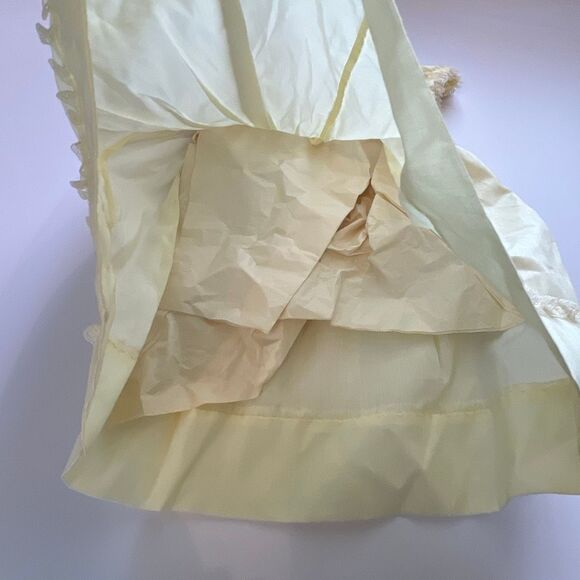 Vintage Polly Flinders size 12 Mo pale yellow maxi - Picture 4 of 6